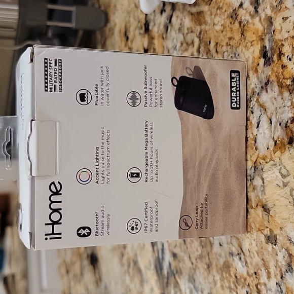 iHome waterproof speaker in box. - Picture 3 of 11